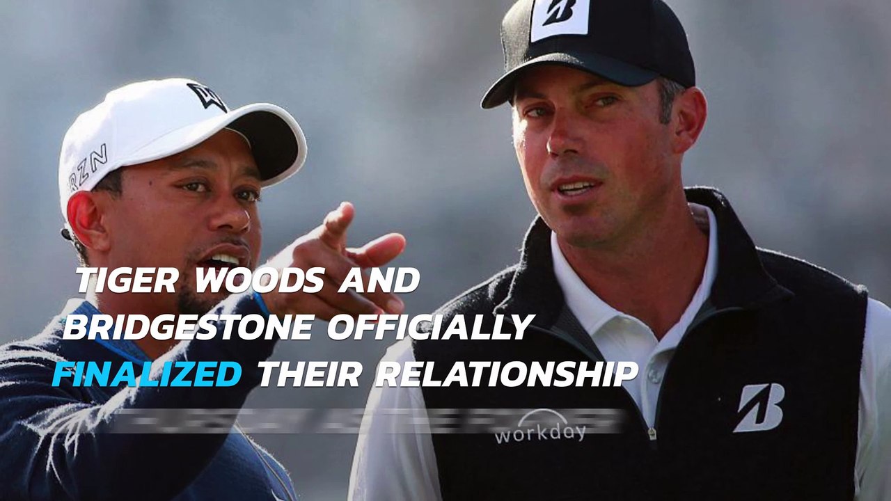 Tiger Woods signed a deal with Bridgestone to promote its golf balls
