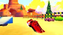 Disney Pixar Cars And Radiator Springs Battle Crazy Racing | Mcqueen Funny Cars Games