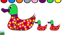 Renkleri Öğreniyorum | Ördekleri Boyayarak Renkleri Öğrenin ( Oyun Hamuru Evi )