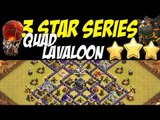 3 Star Series: QuadLavaloon Attack Strategy TH9 vs Popular TH9 War Base #28 | Clash of Clans