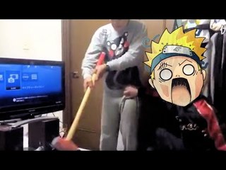 Psycho Dad smashes Son's PS4 - Remix ✔