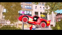 Nursery Rhymes Songs for Children SPIDERMAN & Custom Spider Lightning McQueen Disney Cars