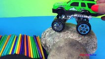 Speed Wheels Giant Wheels Monster Trucks - Mighty Wheels Truck Toys for kids playset unboxing
