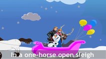 Frozen Family Cartoon Rhymes For Kids | 3D Animation Jingle Bells Nursery Rhyme | Most popular Rhyme