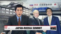Abe and Putin meet for two-day summit in Japan
