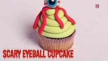 Play Doh Halloween Eyeball Cupcake | Eyeball | How To Make A Halloween Eyeball Cupcake