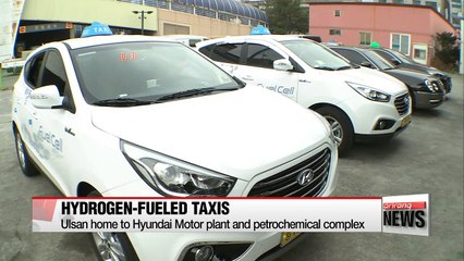 Hydrogen-powered taxis launched in Ulsan