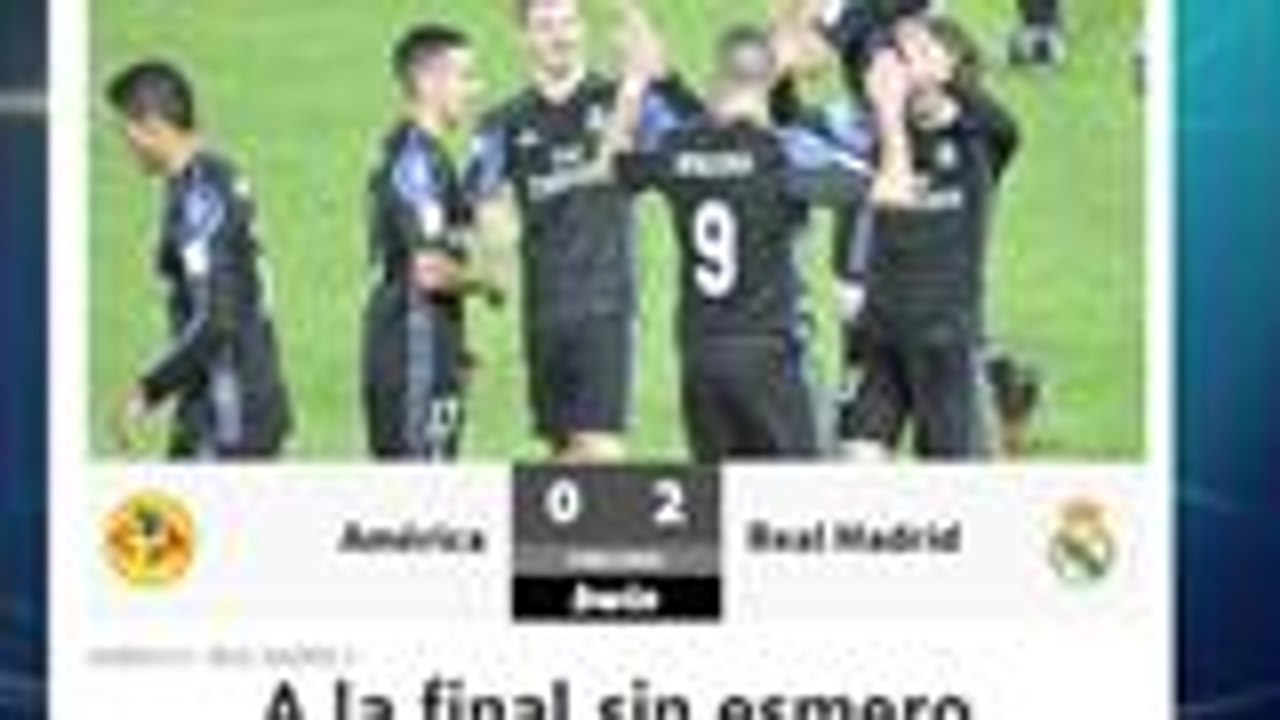 Así destacó la prensa el triunfo del Real Madrid