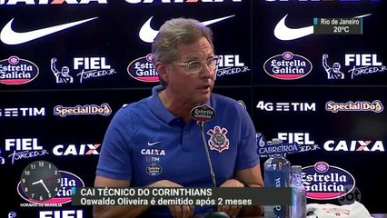 Corinthians demite Oswaldo de Oliveira e procura novo técnico