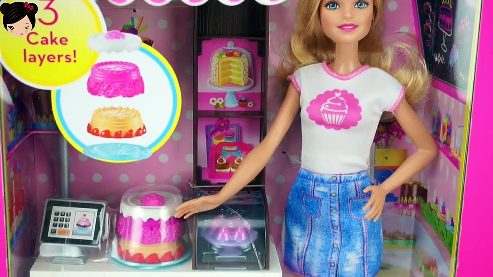 Barbie Chef de Pasteleria con Plastilina Play Doh - Juguetes de Barbie en Español – Видео Dailymotion