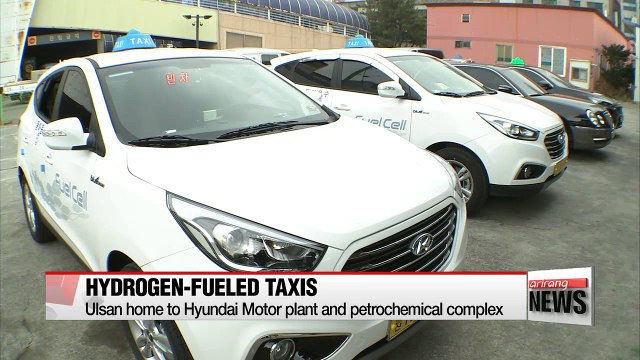 Hydrogen-powered taxis launched in Ulsan