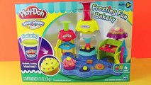 PLAY DOH PLUS Frosting Fun Bakery Sweet Shoppe Play Dough Cupcakes, Play Doh Cookies and Treats q8Ju