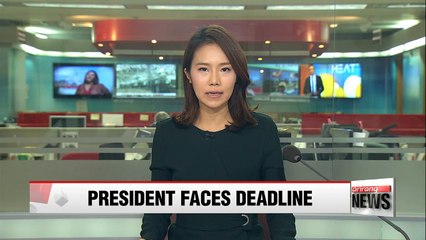 President Park faces deadline to submit statement to Constitutional Court