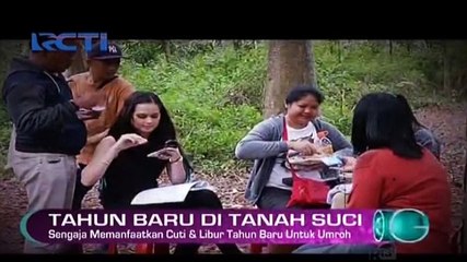 Cut Meyriska Libur Tahun Baru di Tanah Suci