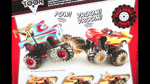 New Power Punch XL Monster Truck Mater Wrestling new Tormentor and Frightening McMean Cars Toons