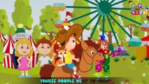 Yankee Doodle Went To Town | Nursery Rhyme with Lyrics | Baby Songs and Children Rhymes by PoPo Kids