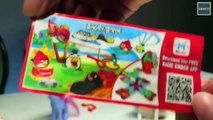 Kinder Surprise Eggs Battle Toys! - Play Doh Unboxing Surprise Eggs in Angry Birds and Peppa pig