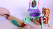 Play Doh Frozen Princess Anna Playdough Dress Disney Princess Dolls Play-Doh Creations Hasbro Toys