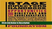 PDF Stage Directors Handbook: Opportunities for Directors and Choreographers Audiobook Online free