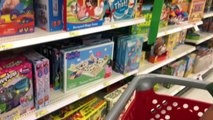 TOYS HUNT - BOARD GAMES for Kids - Hot Potato, Hungry Hungry Hippos Target Family Fun SHOPPING Trip