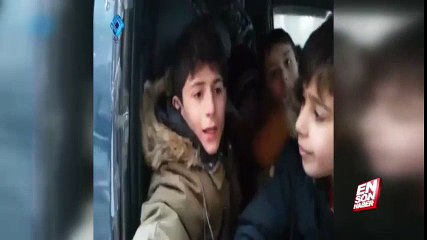 Tahliye edilen Halepli çocukların mesajı | En Son Haber
