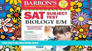 Pre Order Barron s SAT Subject Test Biology E/M with CD-ROM, 5th Edition Deborah T. Goldberg M.S.