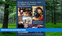 Buy  Handbook for Student Law for Higher Education Administrators - Revised edition (Education
