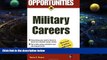 Price Opportunities in Military Careers, revised edition (Opportunities InÃ¢â‚¬Â¦Series) Adrian
