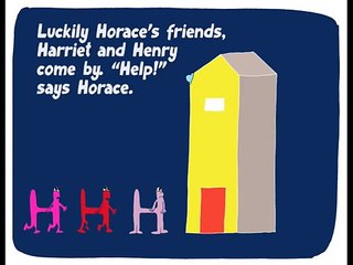 The alphabet for kids. Letter H: Horace has Hiccups