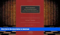 Hardcover Procurement of Construction   Design Contracts On Book