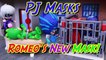 PJ Masks Romeo Play Doh Mask Jails Catboy and Owlette Luna Girl and Romeo Steal Gekko Superpowers