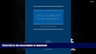 Hardcover Civil Liability for Animals