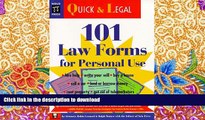 PDF 101 Law Forms for Personal Use (101 Law Forms for Personal Use, 1st ed) Full Book