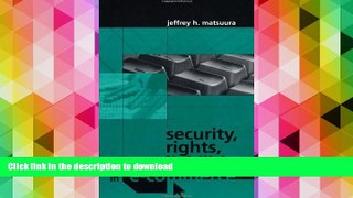 Hardcover Security, Rights,   Liabilities in E-Commerce