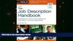 BEST PDF  The Job Description Handbook [DOWNLOAD] ONLINE