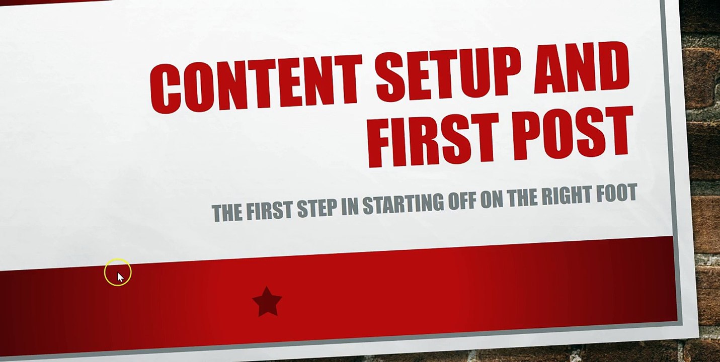 Labubo 10: Content Setup -Blogging for beginners Part 10