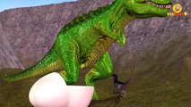 Dinosaur Vs Elephant Short Movie | Dinosaur Cartoons for Children | 3D Animation Nursery Rhymes