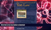 Pre Order The Forms and Functions of Tort Law (Concepts   Insights)