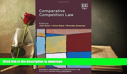 Pre Order Comparative Competition Law (Research Handbooks in Comparative Law series) (Elgar