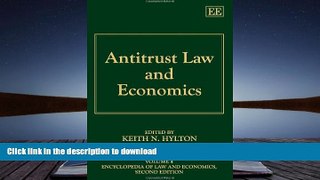 Read Book Antitrust Law and Economics (Encyclopedia of Law and Economics) Kindle eBooks