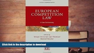 Hardcover European Competition Law: A Case Commentary (Elgar Commentaries series) Full Book