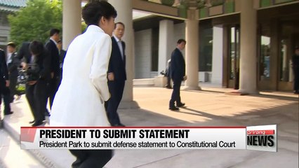 President Park to submit statement to Constitutional Court