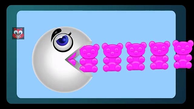 Colors for Kids to Learn with Packman Cartoon | Colours for Children to Learn | Learning Videos
