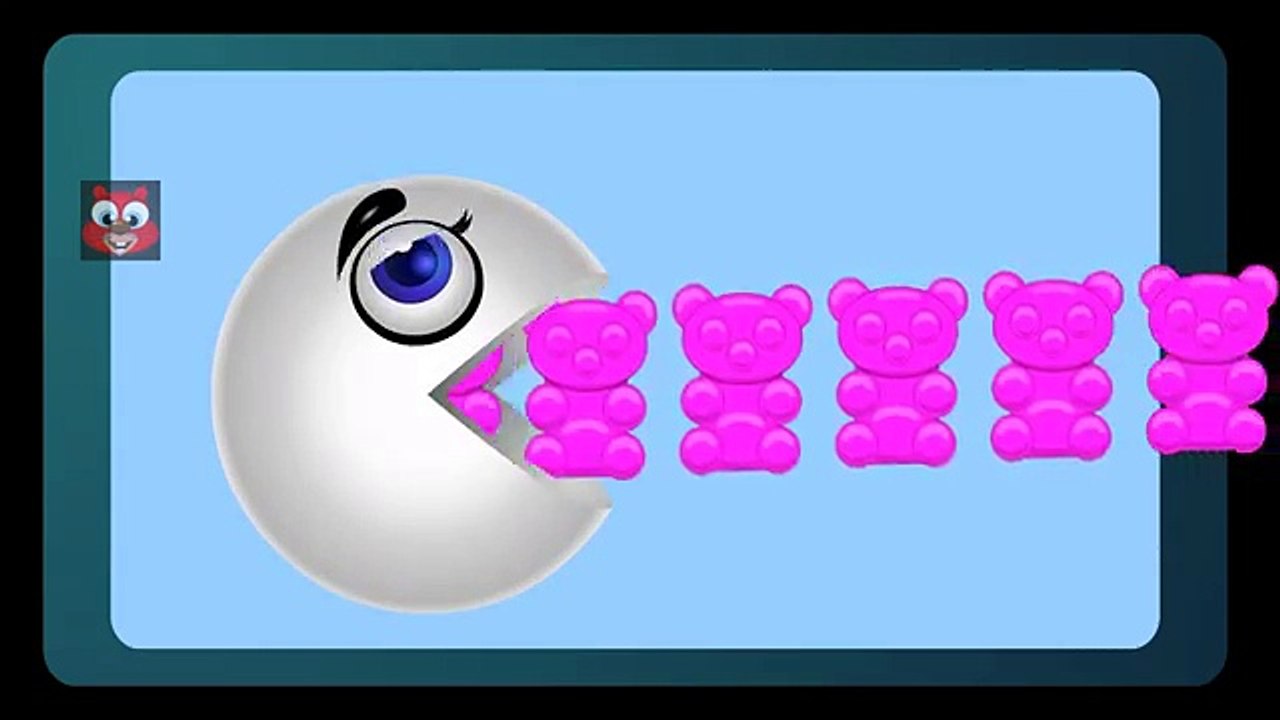 Colors for Kids to Learn with Packman Cartoon | Colours for Children to Learn | Learning Videos