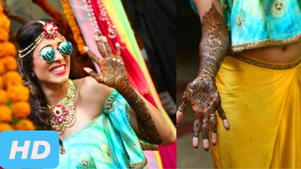 Kishwer Merchant Enjoys Mehndi Ceremony With Friends