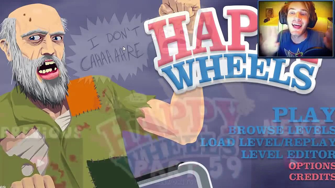 HARPOON IN THE BUTT MAKES ME DANCE! - Happy Wheels - Part 59