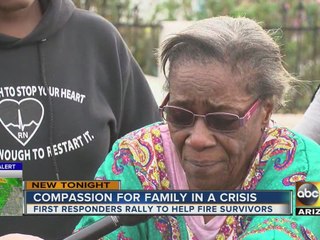 PHX firefighters, police donating Christmas presents to family