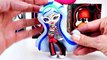 Monster High Vinyl Figures Play Doh Chocolate MH Surprise Eggs Draculaura Ghoulia Twyla Toralei