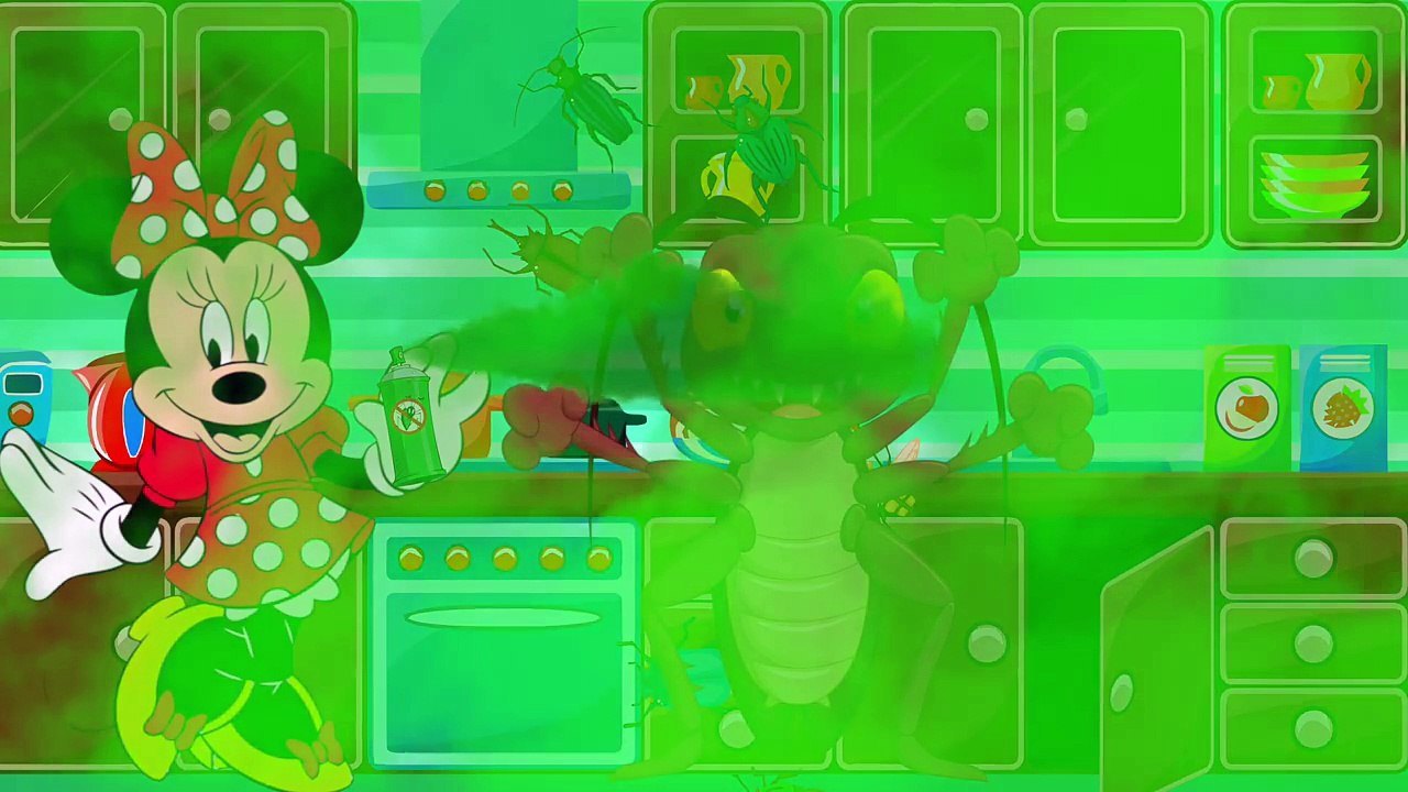 Mickey Mouse Gross Feet Bugs House Surprise Finger Family Song!