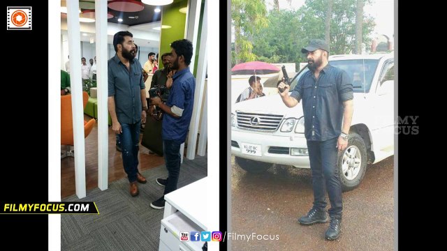 Mammootty's The Great Father Malayalam Movie Exclusive Making Stills - Filmyfocus.com